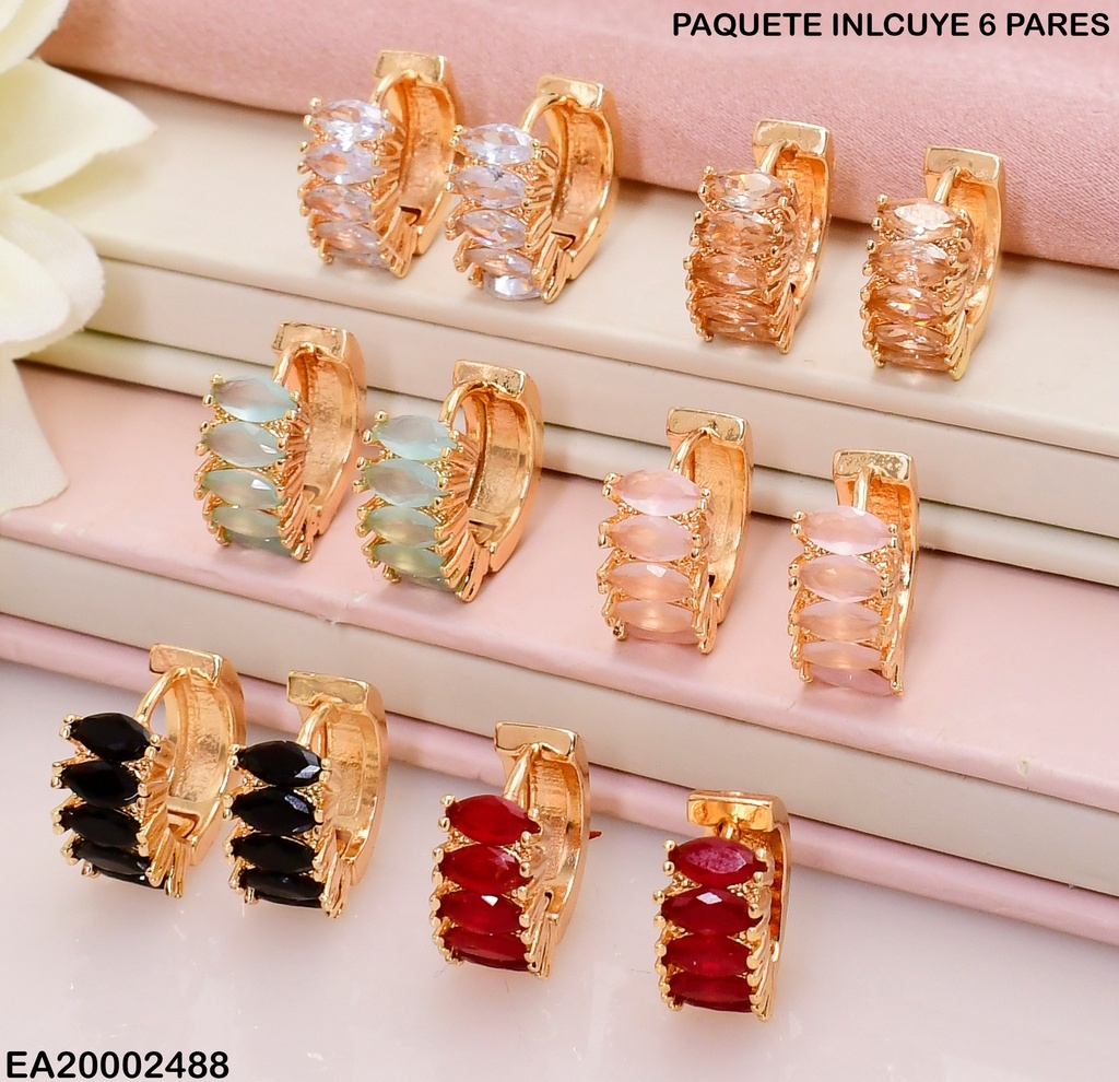 PAQ. 6 PARES HUGGIES MARIPOSA COLOR SURTD. P94