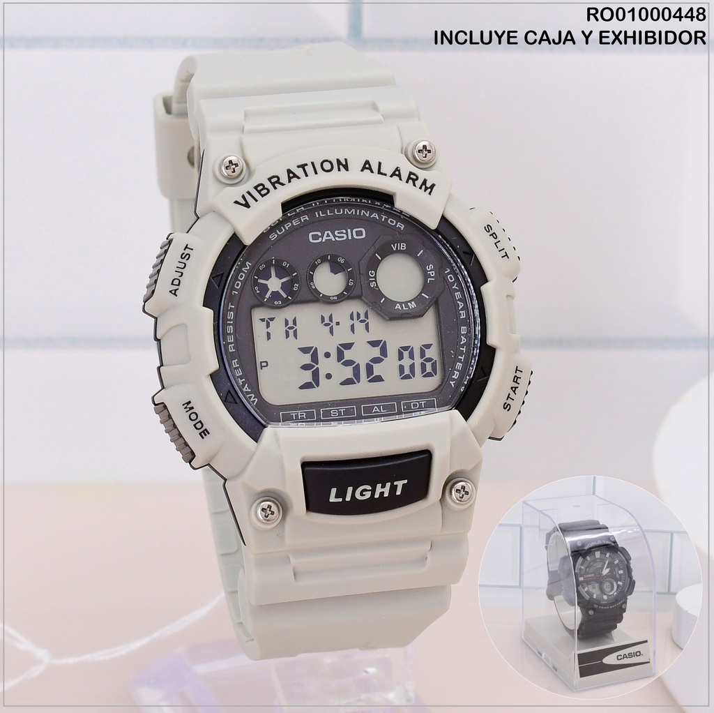 RELOJ DIGITAL CRONO CASIO W-735H-8A2  # 3416