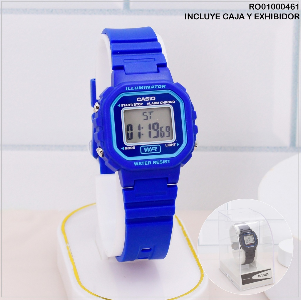 RELOJ DIGITAL CRONO CASIO LA-20WH-2A # 3284