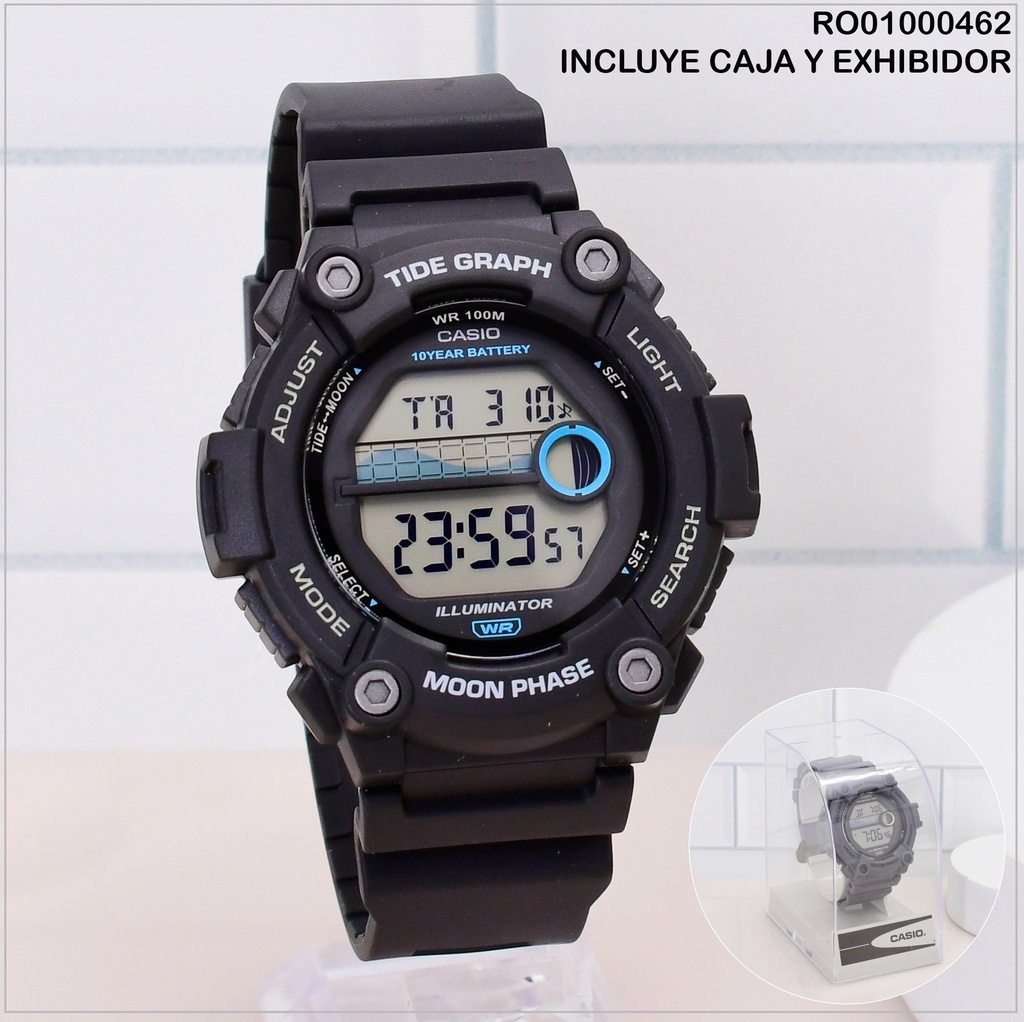 RELOJ DIGITAL CASIO NEGRO  WS-1300H-1A # 3507