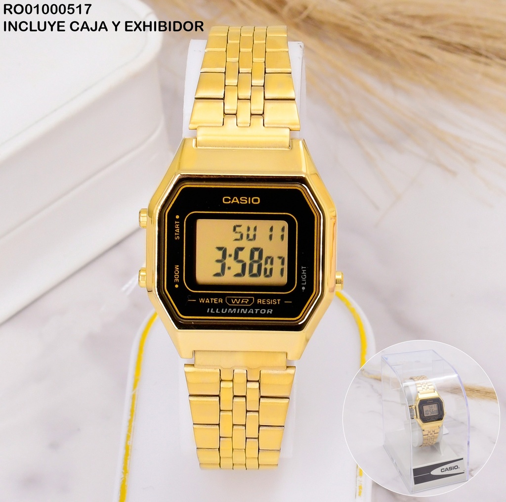 RELOJ DIGITAL CRONO CASIO LA680WGA-1D # 3284