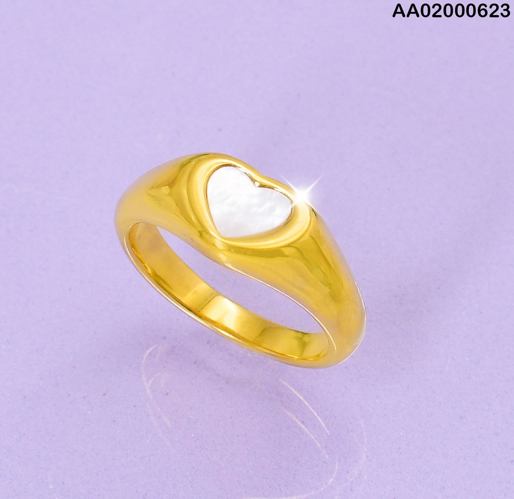 ANILLO CORAZON BLANCO 3000369-113