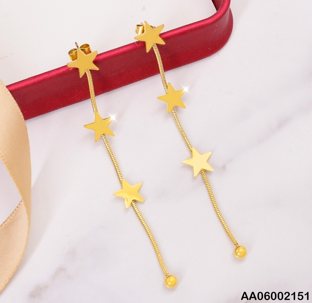 ARETES LINEA C/3 PLACAS ESTRELLAS VERTICALES