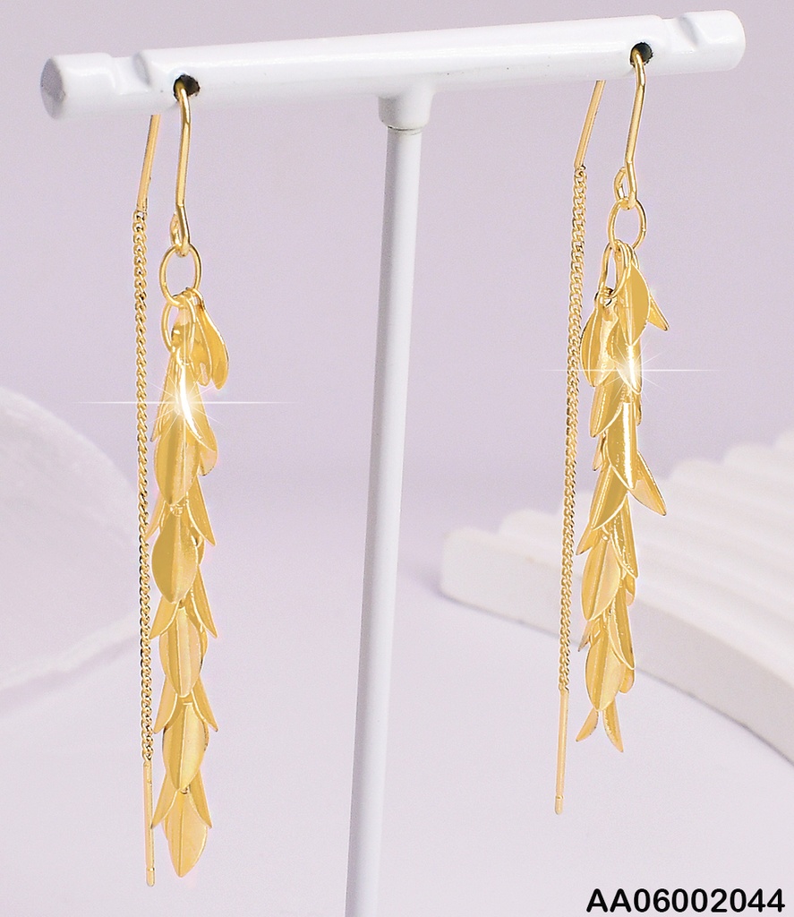 ARETES VIOLADORAS ESPIGAS COLGANTES EA168-134