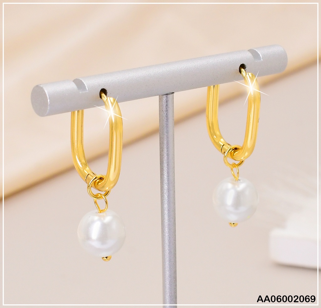 ARETES O PERLA COLGANTE # EA184-5