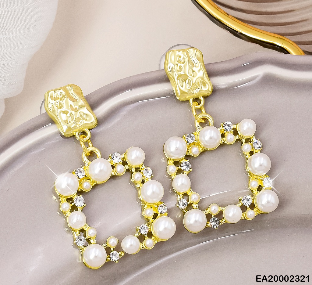 ARETES CUADRO PERLITAS # EE349-5 (NPE2025)