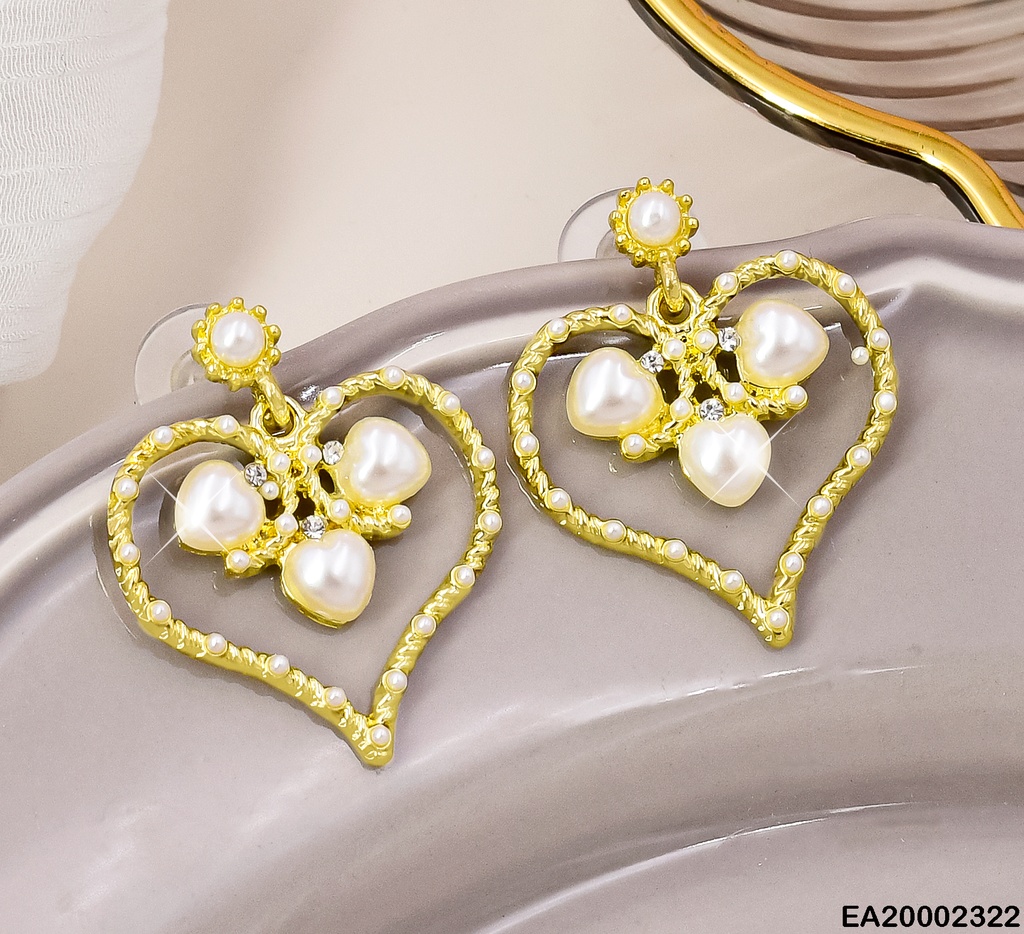 ARETES CORAZON PERLA # EE350-5