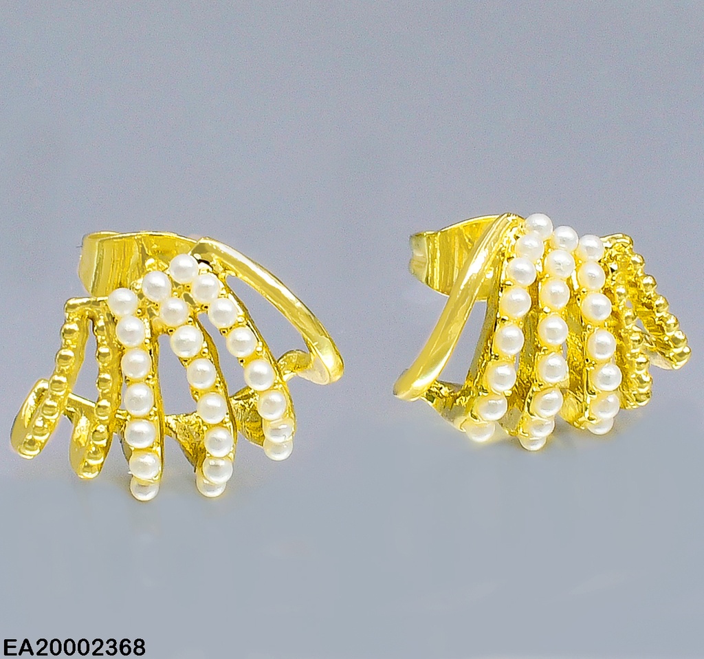 ARETES LINEAS PERLITAS ((( # EE432-110