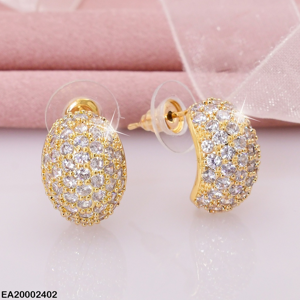 ARETES OVALO VERTICAL ZIRC. # EE473-6