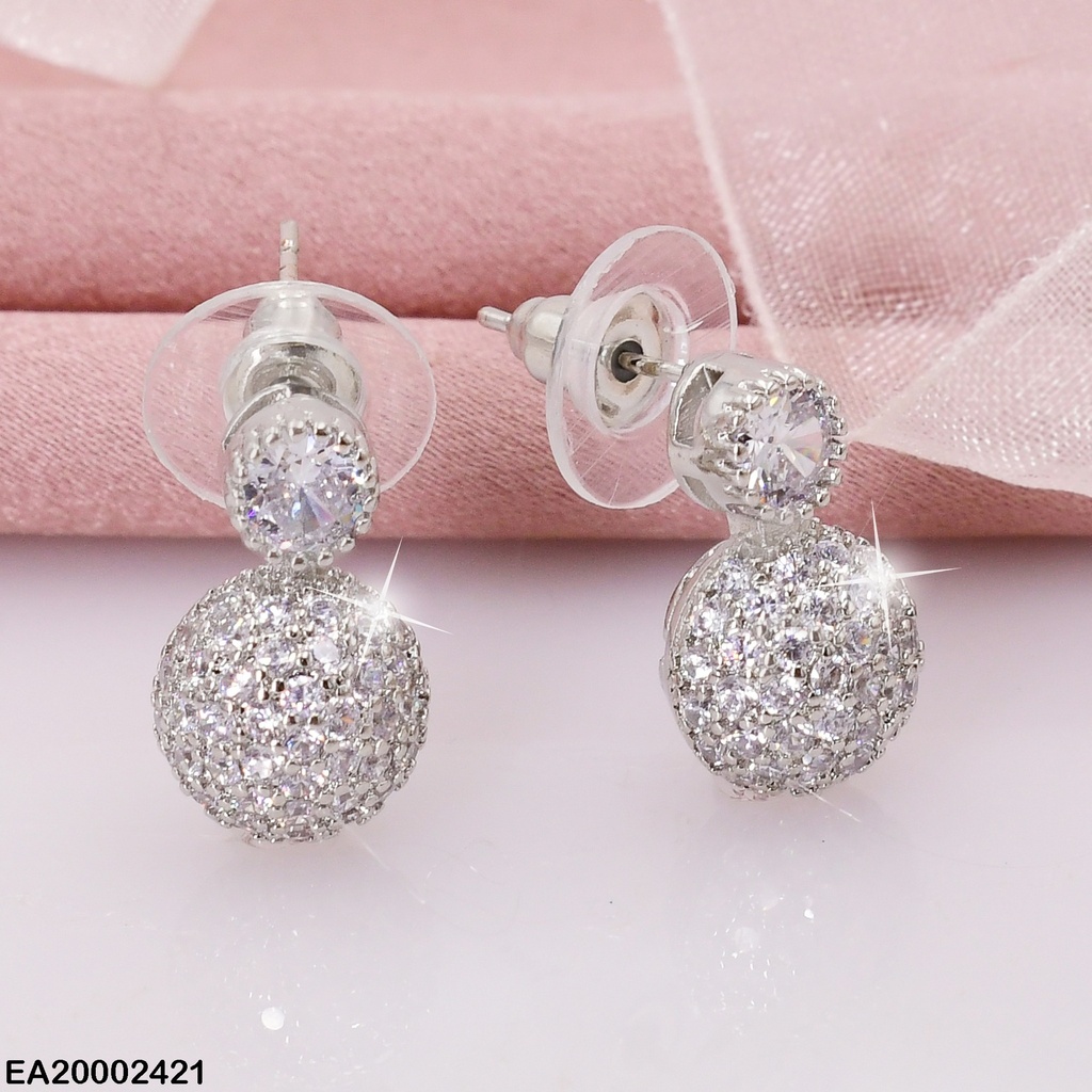 ARETES PLATD. PELOTA # EE492-6