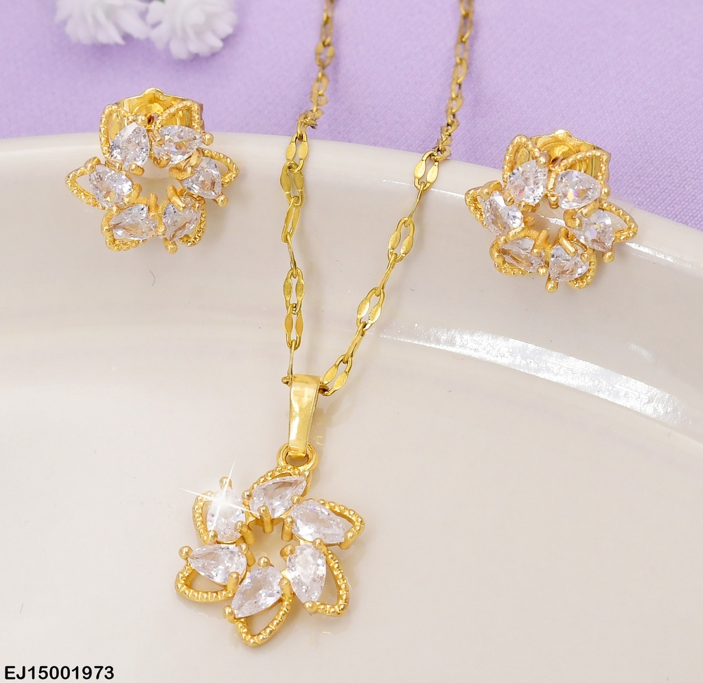 JUEGO FLOR ZIRC. 6 PETALOS # SE248-10