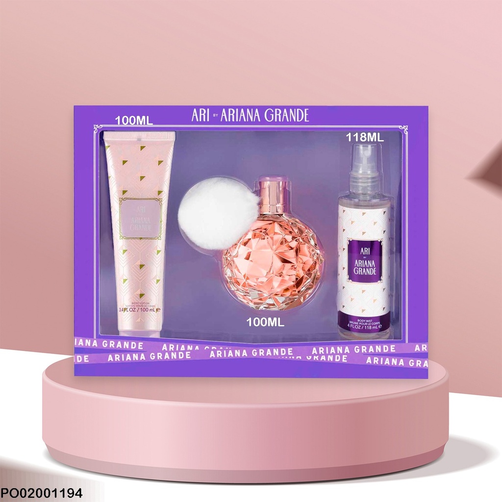 ESTUCHE PERFUMES ARI ARIANA GRANDE 3PCS