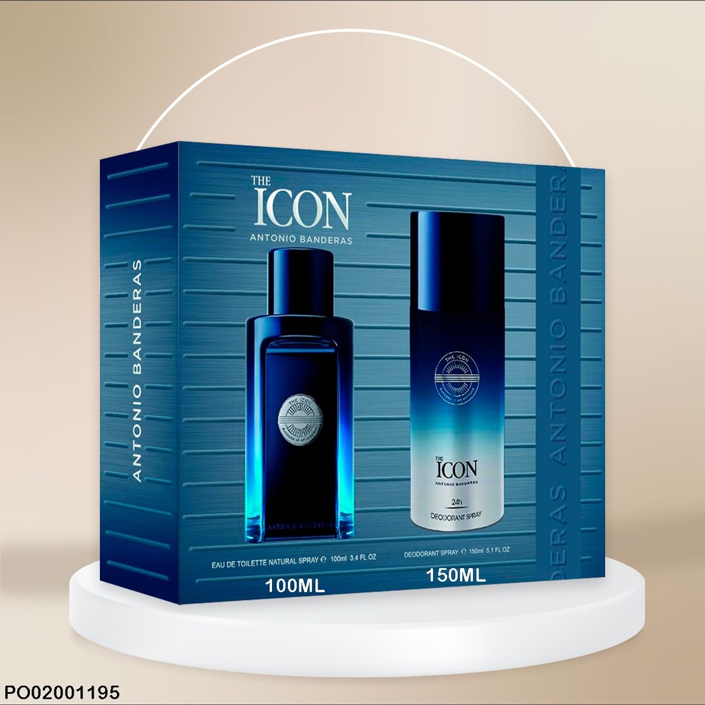 ESTUCHE PERFUME THE ICON ANTONIO BANDERAS 2PCS