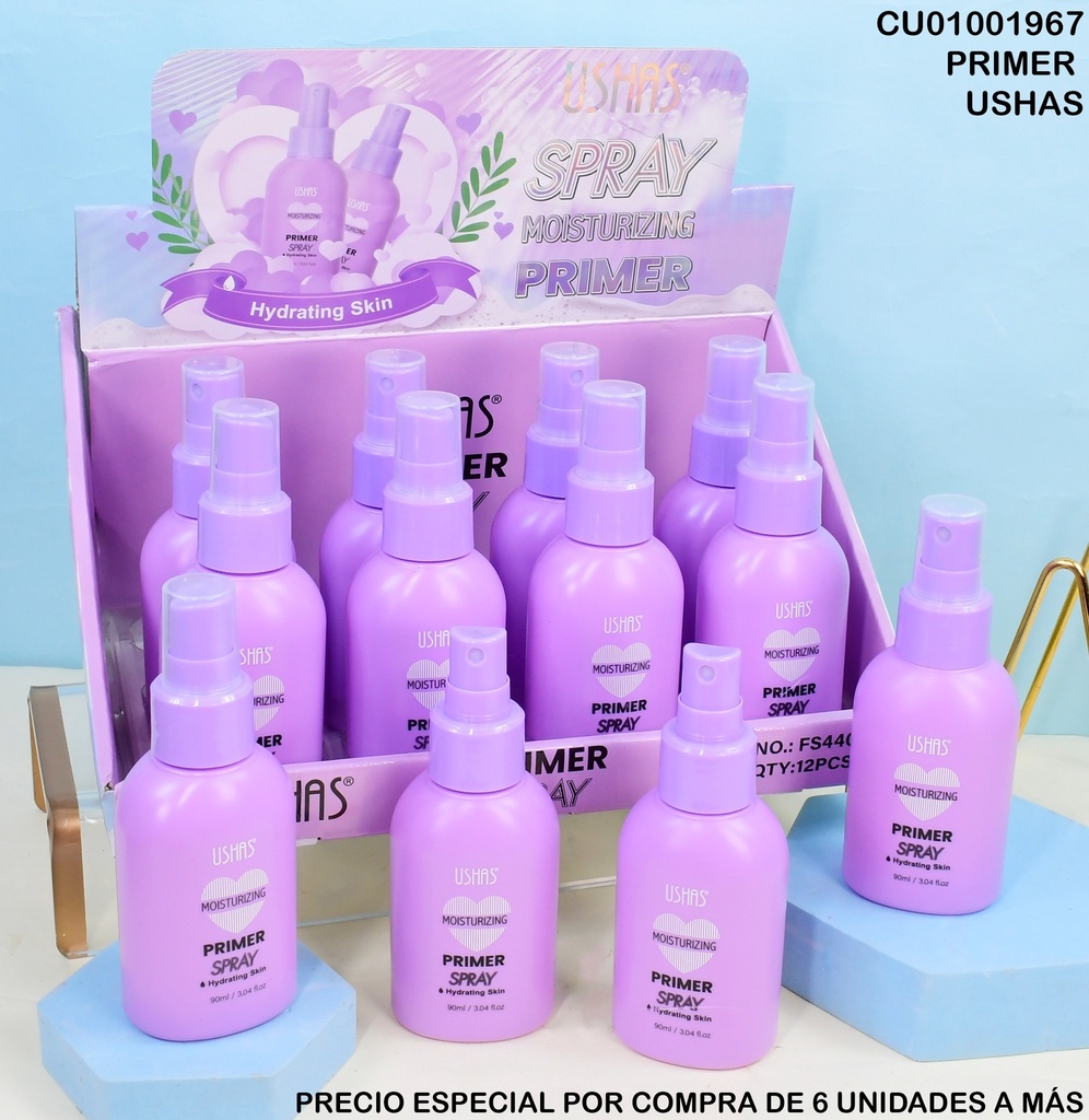 PRIMER SPRAY HIDRATANTE USHAS FS440 VIOLET