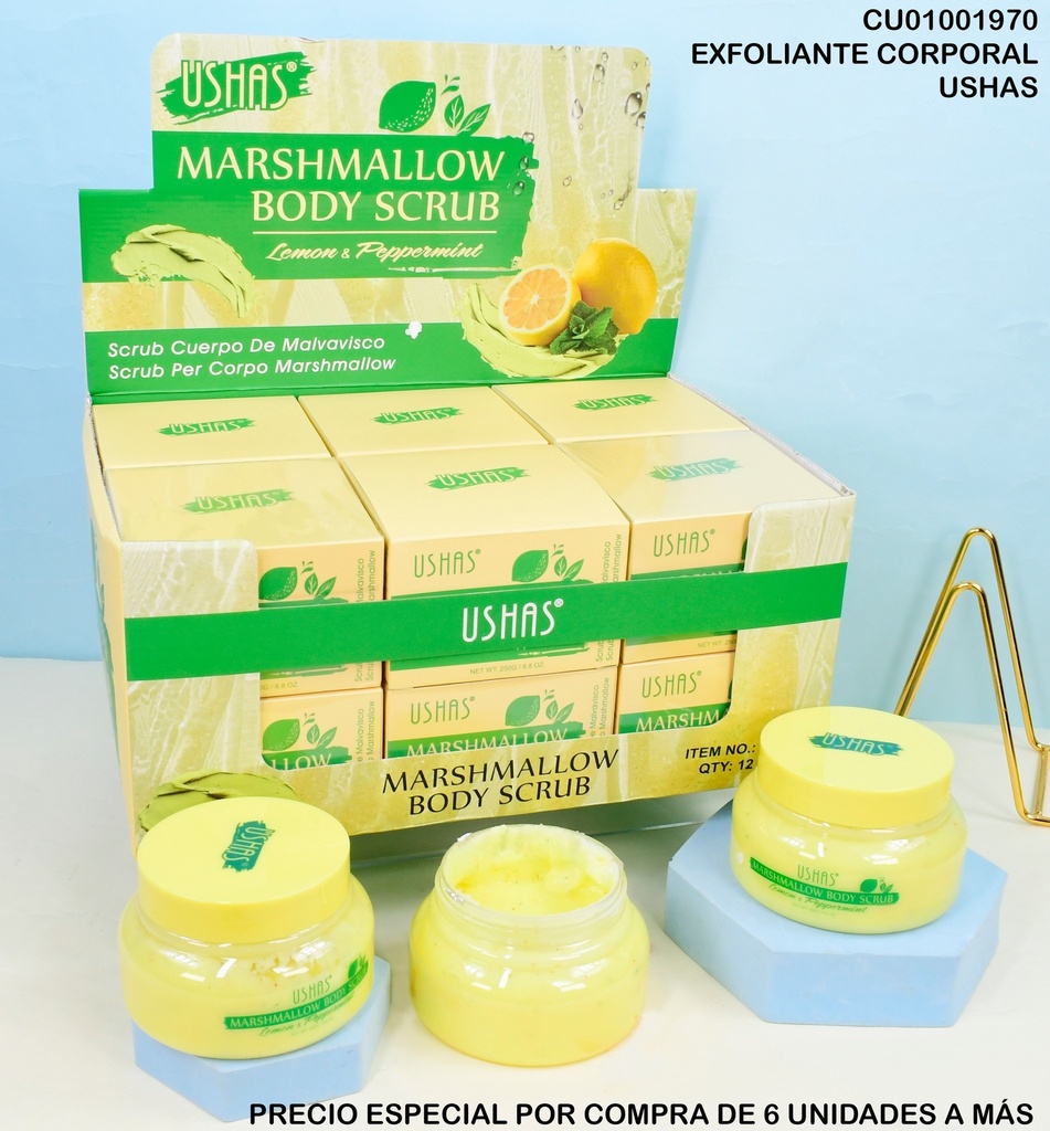 EXFOLIANTE CORPORAL LIMON Y MENTA HA353