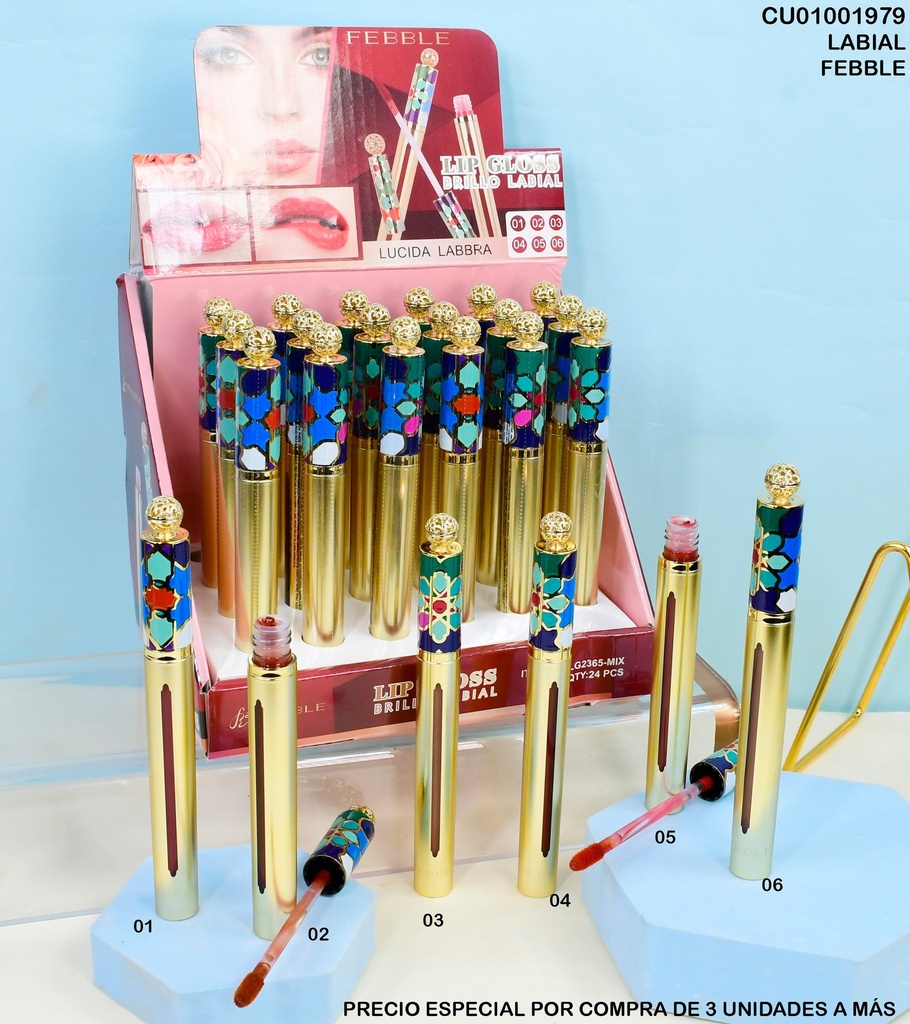 LABIAL LUCIDA LABBRA FEBBLE SURTD. LG2365-MIX