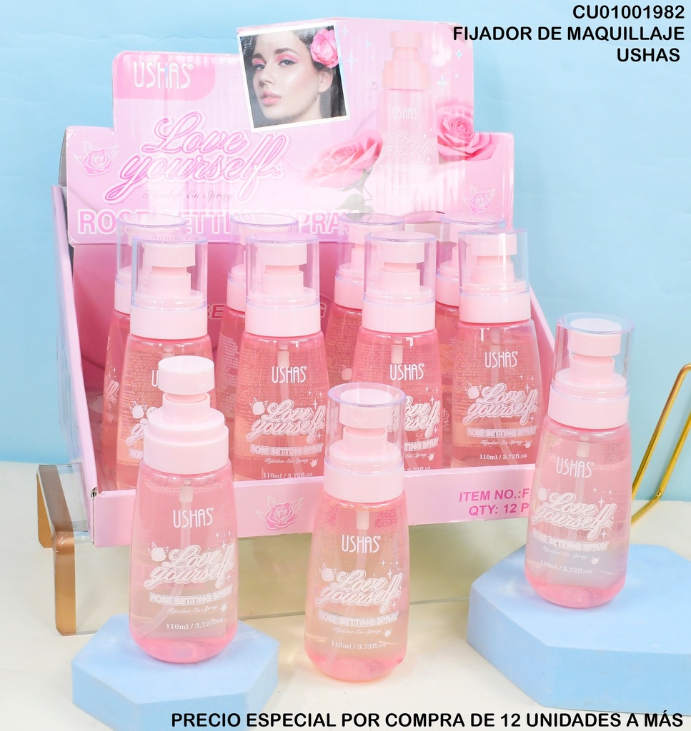 FIJADOR EN SPRAY  LOVE YOURSELF USHAS FS431