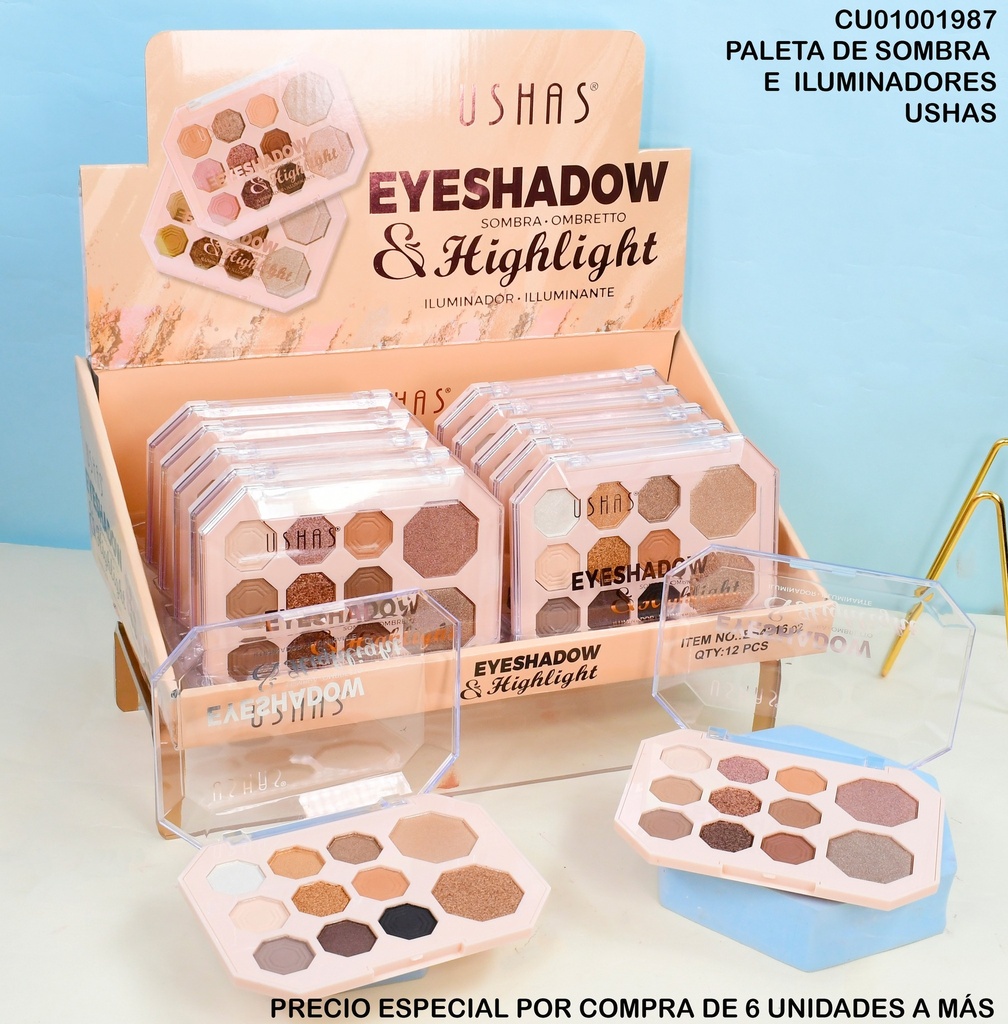 PALETA SOMBRA/ILUMINADOR SURTD. USHAS ES4216-2