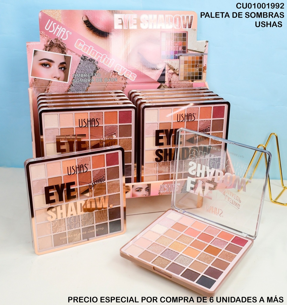 PALETA 36 TONOS EYE SHADOW USHAS ES4222-2