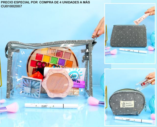 COSMETIQUERA 3 PCS CORONA ADH-914