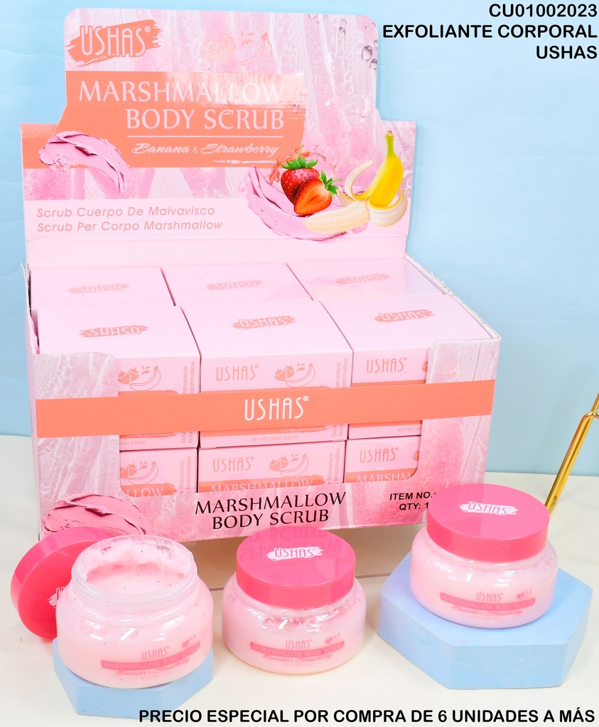 EXFOLIANTE CORPORAL BANANA Y FRESA HA354