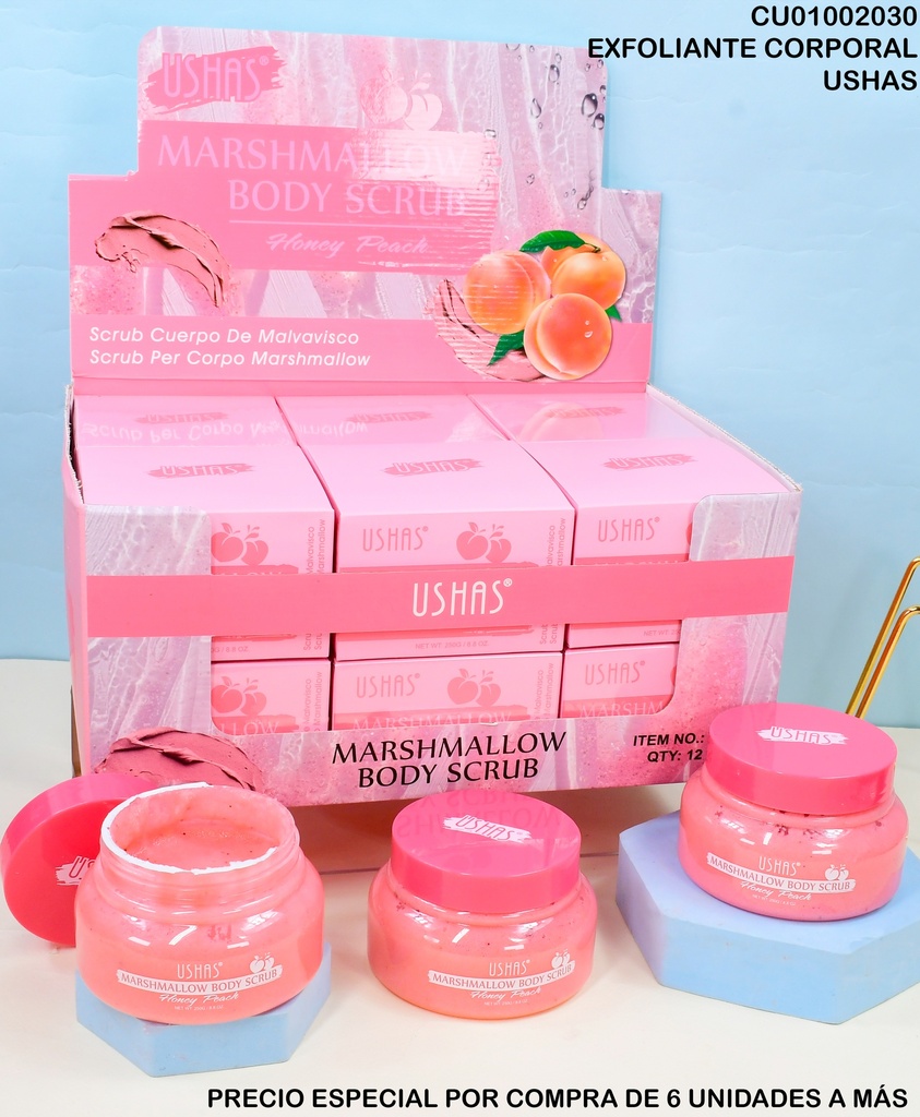EXFOLIANTE CORPORAL MELOCOTON Y MIEL HA351
