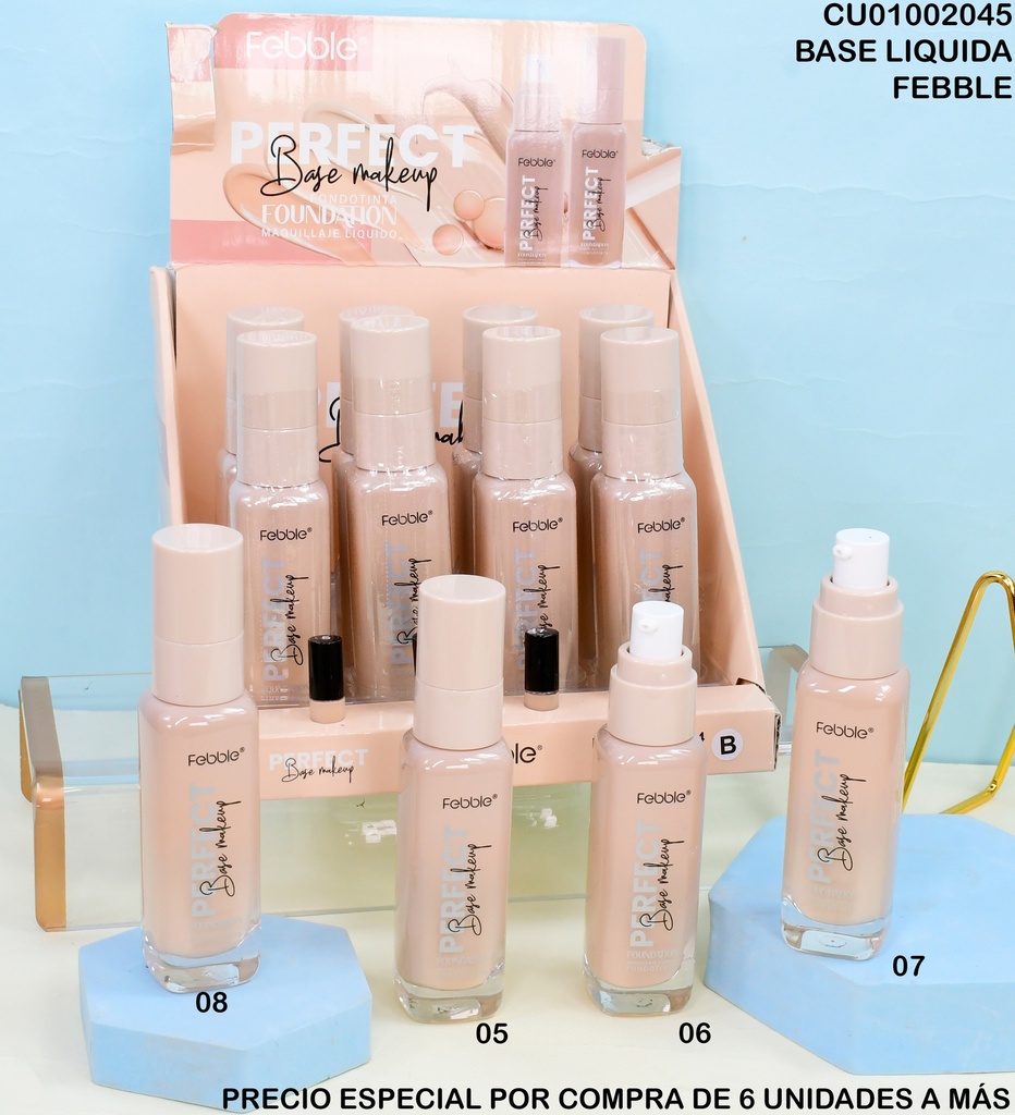 BASE LIQUIDA PERFECT FEBBLE FS434B