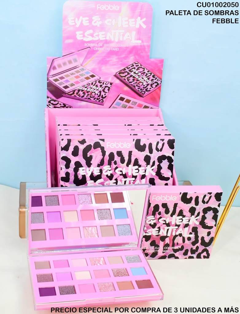 PALETA 18 TON. DE SOMBRAS ESSENTIAL FEBBLE ES4340
