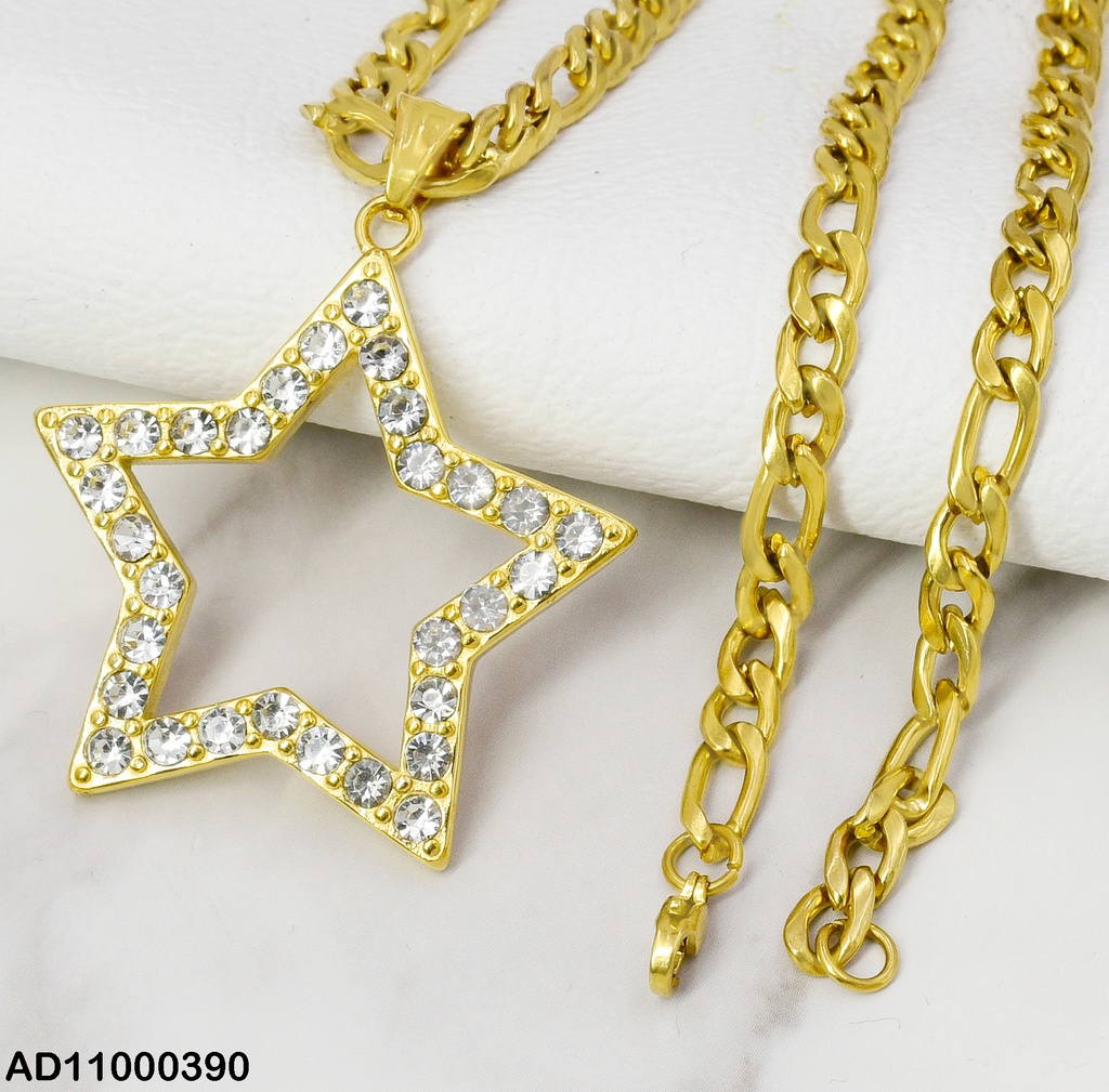 DIJE CROQUI GRANDE ESTRELLA C/ZIRCONIAS 080668