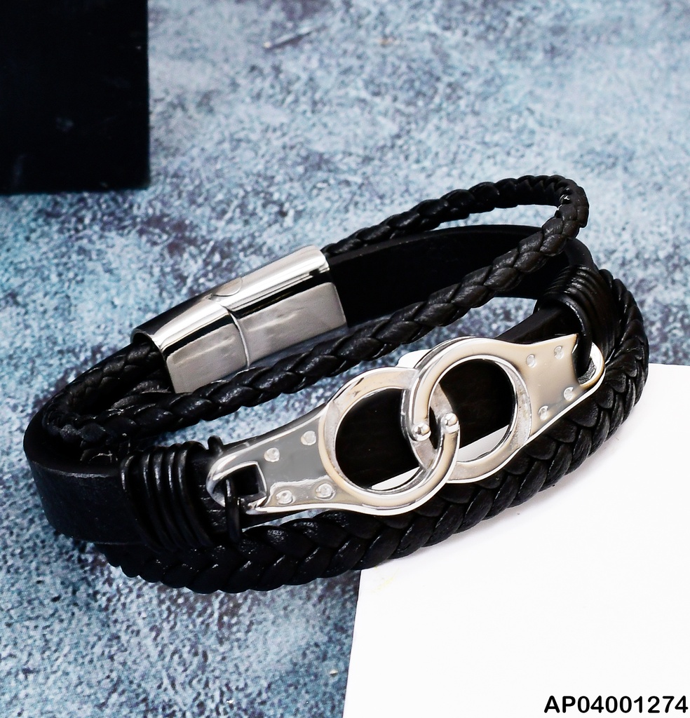 PULSERA PLATD. OO TRES FAJAS 080896-W148