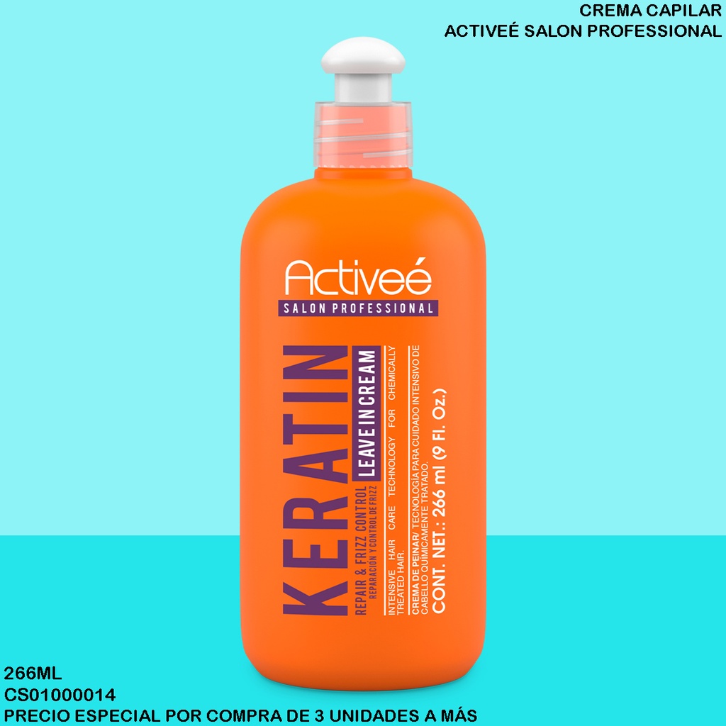 CREMA P/PEINAR ACTIVEE KERATINA  9OZ