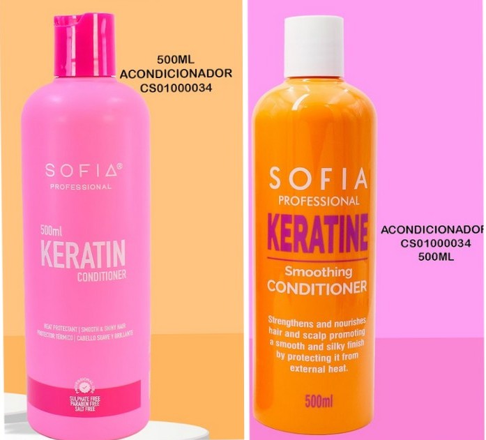 ACONDICIONADOR KERATINA 500ML SOFIA PROFESIONAL
