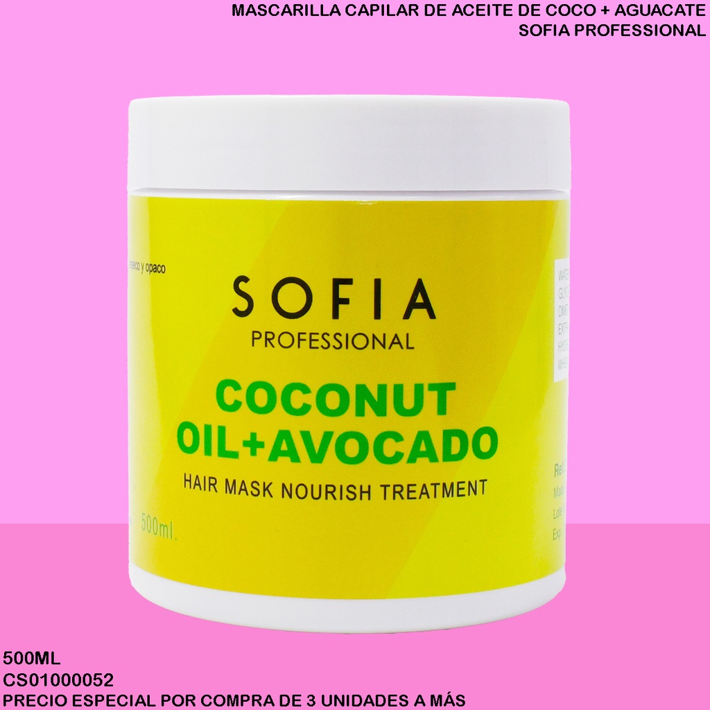 TRATAMIENTO COCONUT 500ML SOFIA PROFESIONAL