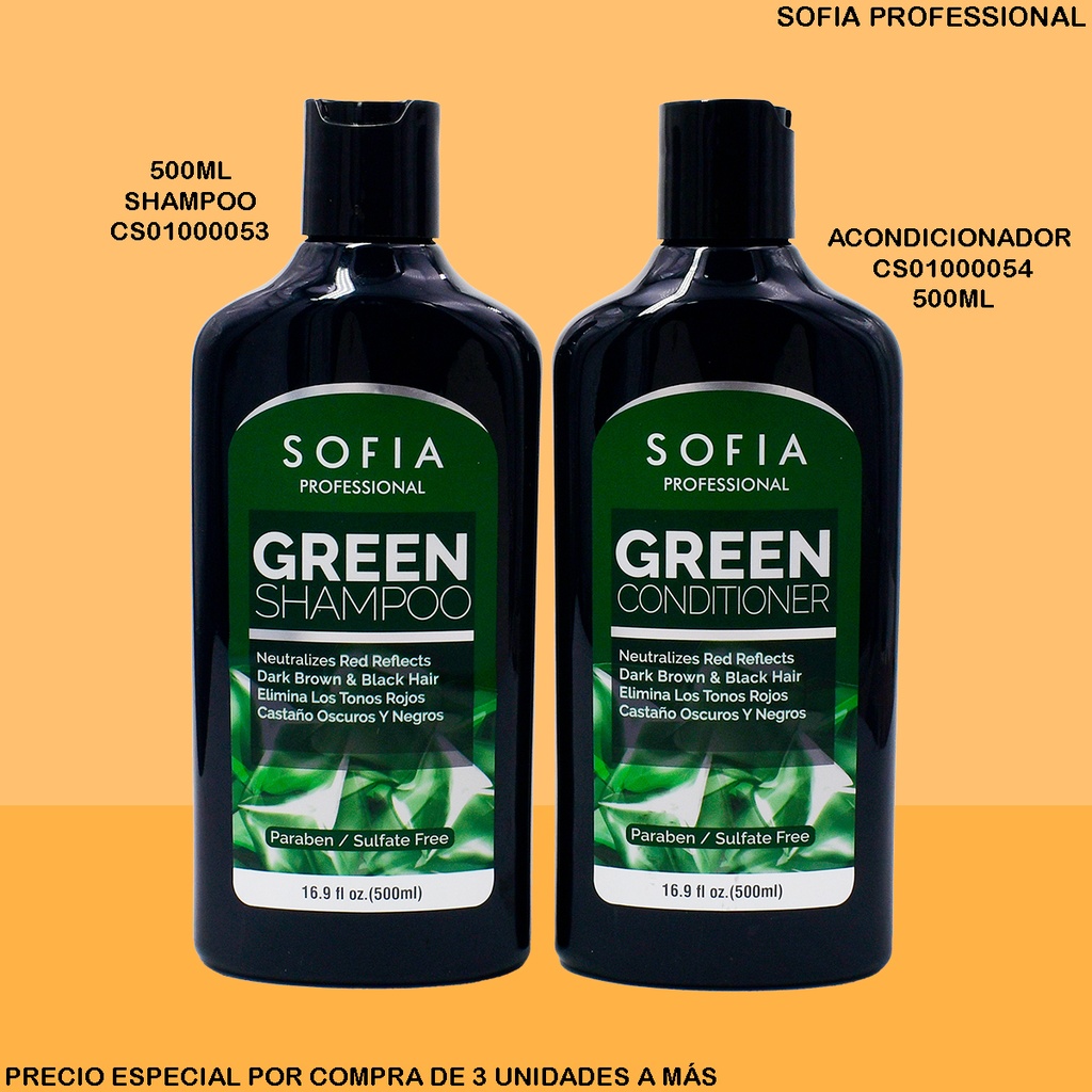 ACONDICIONADOR GREEN 500ML SOFIA PROFESIONAL