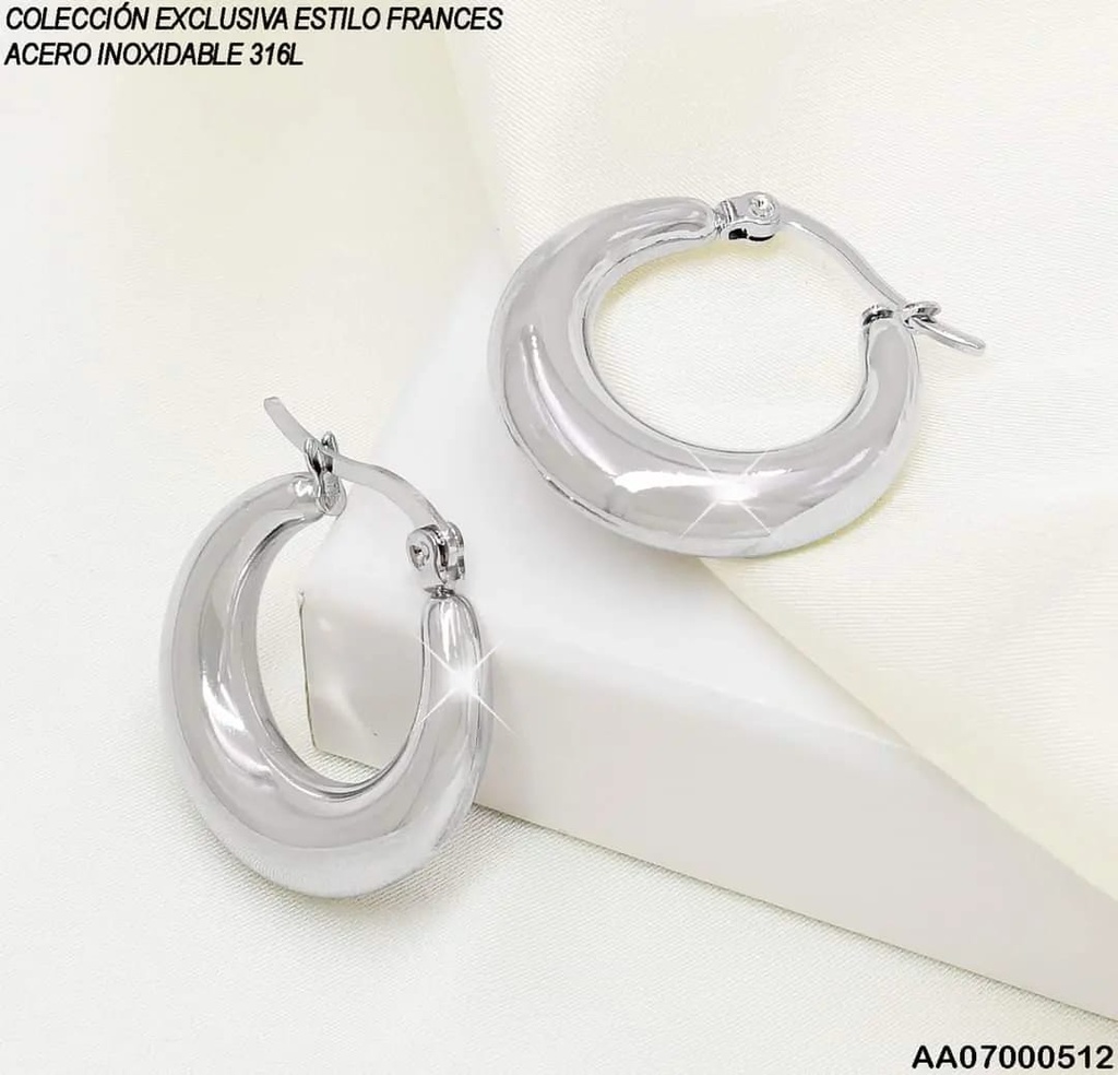 ARGOLLAS PLAT. INFLADAS FINA PARTE INFERIOR A.23MM 080464