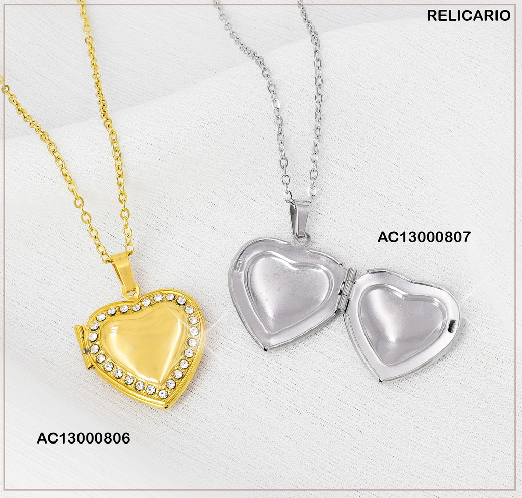 CADENA BORDE ZIRC. CORAZON VD080931-W38