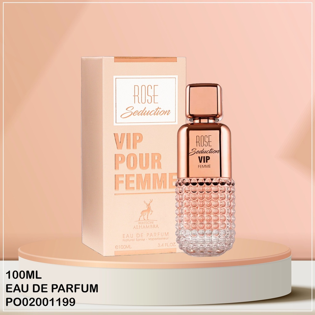 PERFUME ROSE SEDUCTION MAISON ALHAMBRA 100ML EDP
