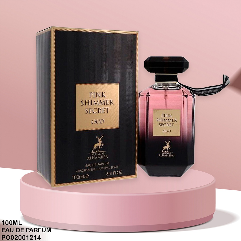 PERFUME PINK SHIMMER SECRET OUD MAISON A.100ML EDP