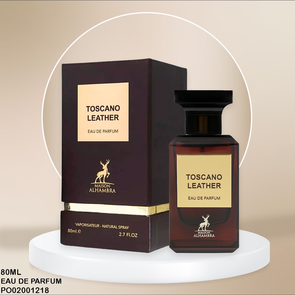 PERFUME TOSCANO LEATHER MAISON ALHAMBRA 80ML