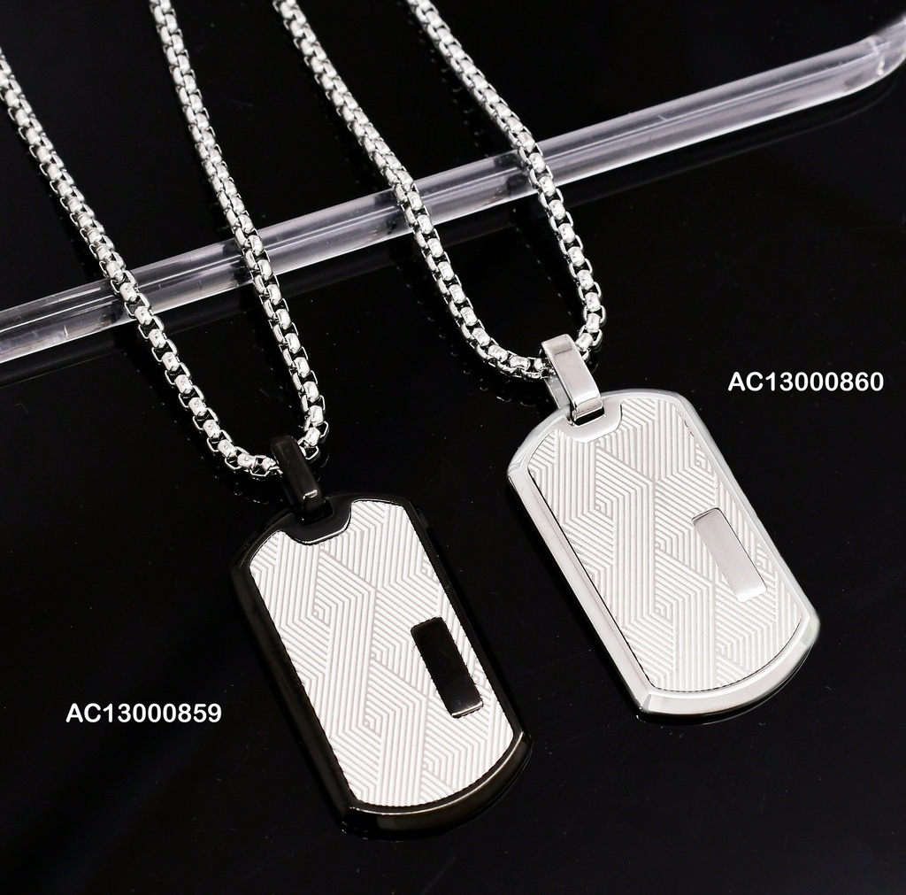 CADENA PLATD. PLACA GRABADO 081695-W177