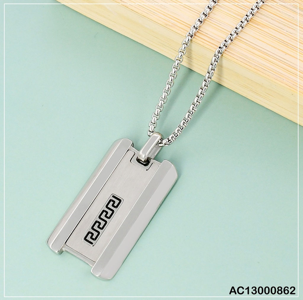 CADENA PLATD. PLACA GRABADO 081679-W177