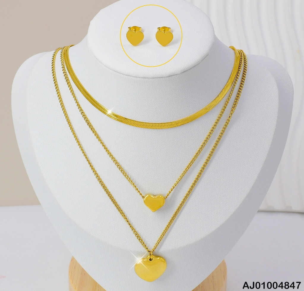 JUEGO CAD. TRIPLE CORAZON 0743811-171