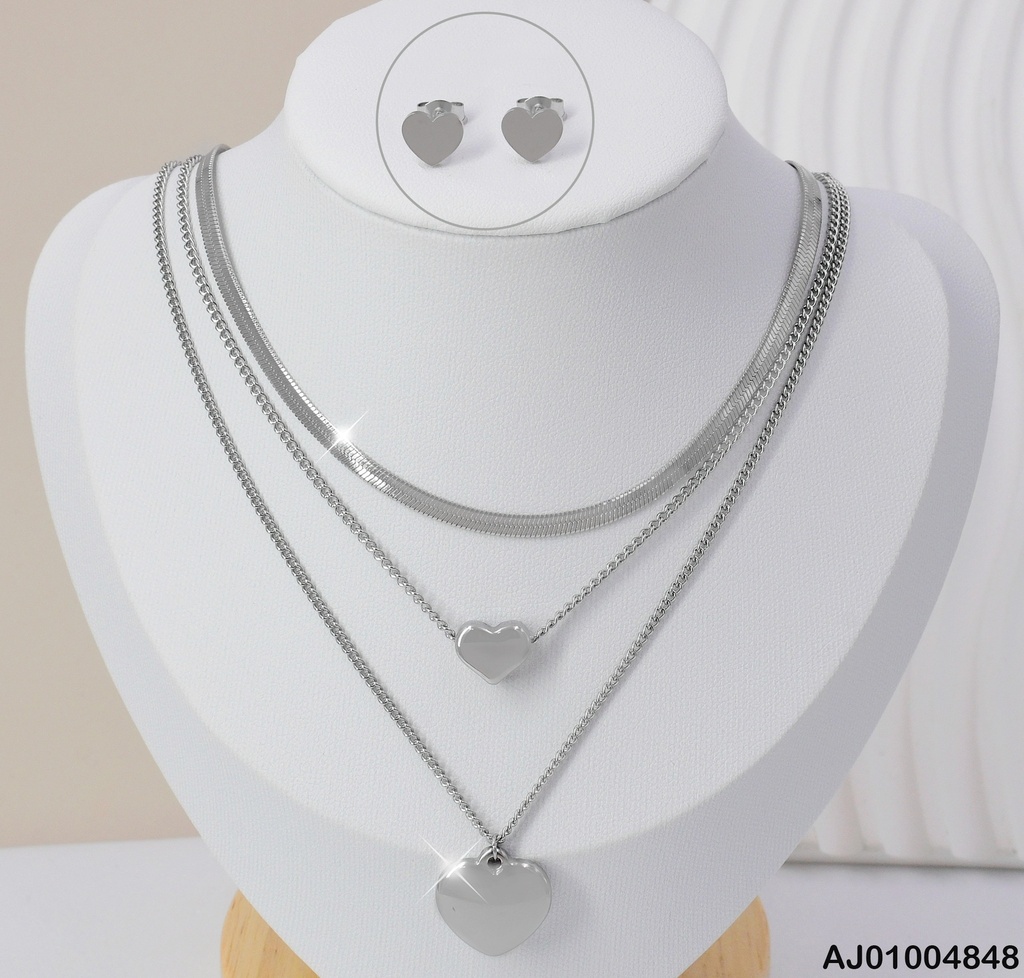 JUEGO PLATD. CAD. CORAZON 0743812-171