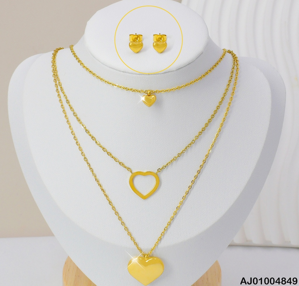 JUEGO CAD. TRIPLE CORAZON 0739701-054 (NPE2025)