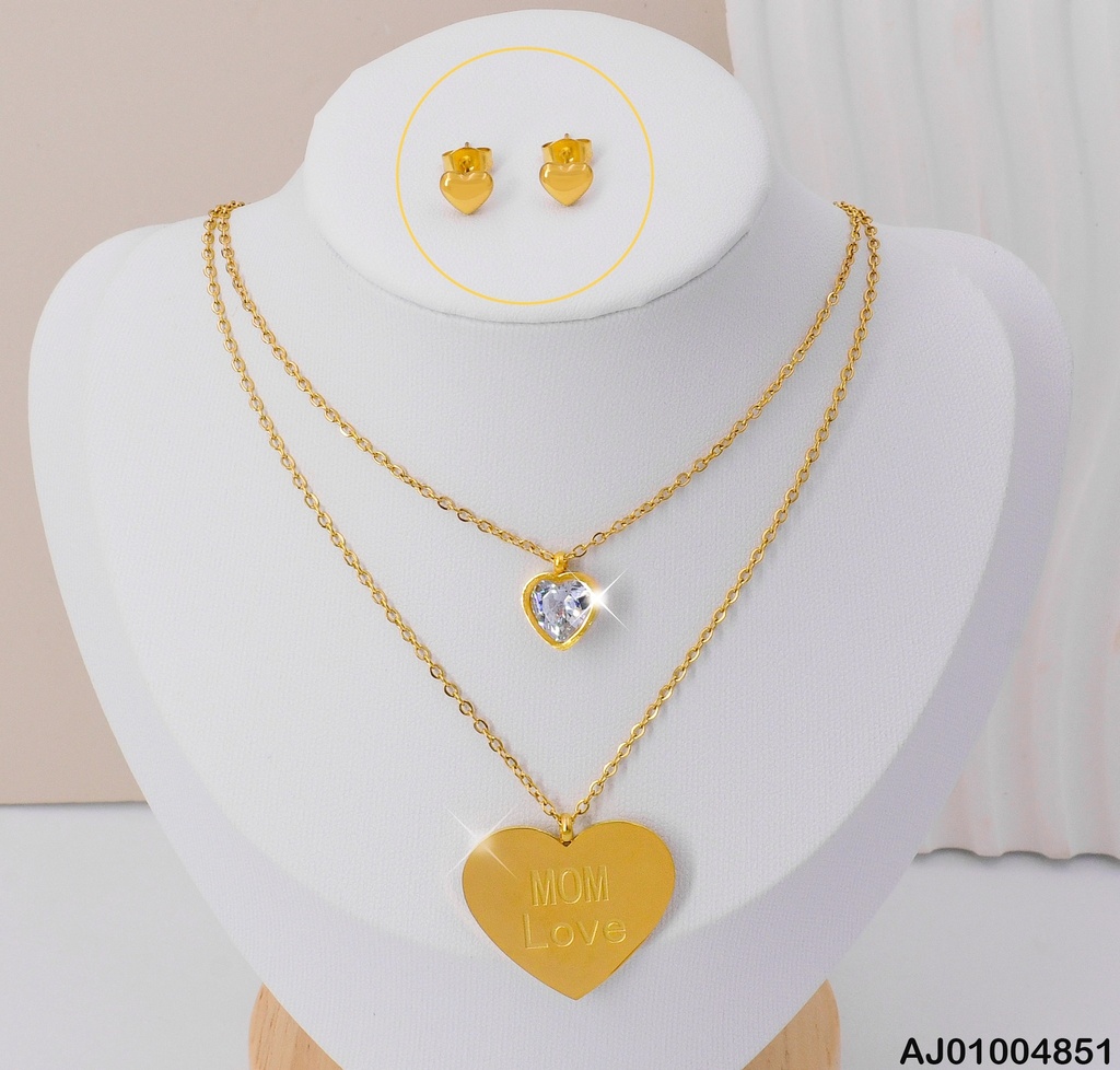 JUEGO CAD. DOBLE CORAZON MON LOVE 073261-054 (NPE2025)