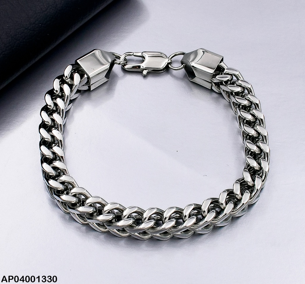 PULSERA PLATD. ENTRELAZADA 2B2002146-G029