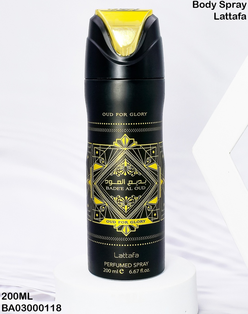 BODY SPRAY BADEE OUD GLORY LATTAFA 200ML