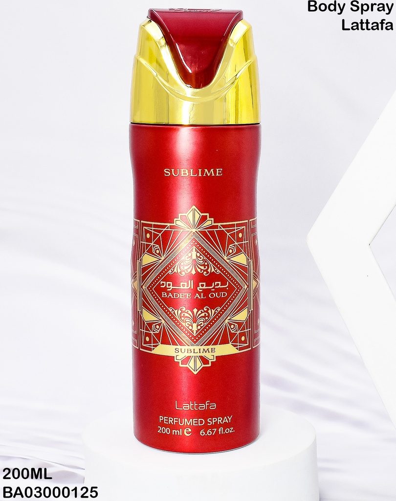 BODY SPRAY BADE OUD SUBLIME LATTAFA 200ML
