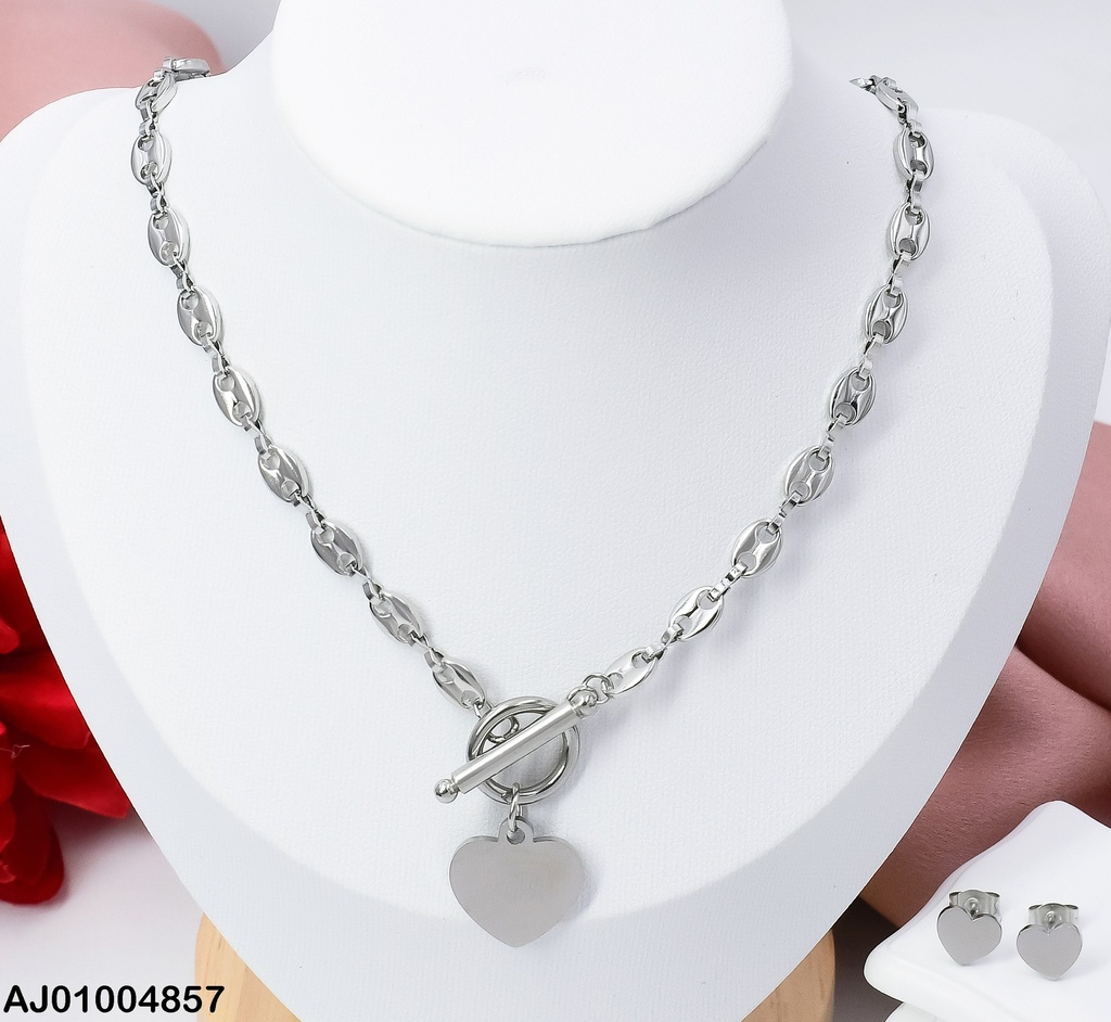 JUEGO PLATD. CORAZON CIERRE TIFFANY 0744072-171