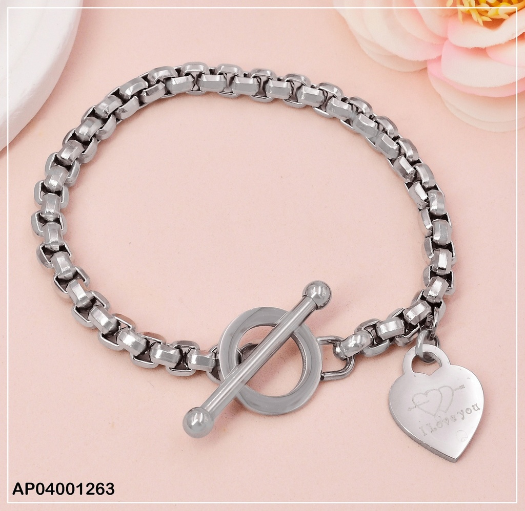 PULSERA PLATD. CORAZON TIFFANY 080444-112